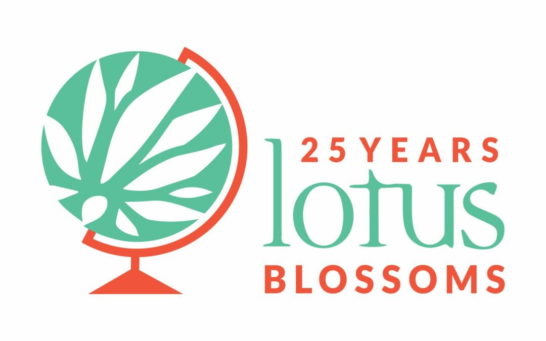 25th Anniversary Lotus Blossoms Logo