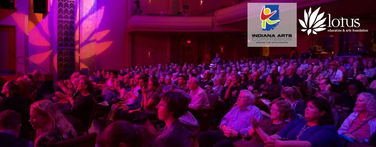 crowd of people in auditorium